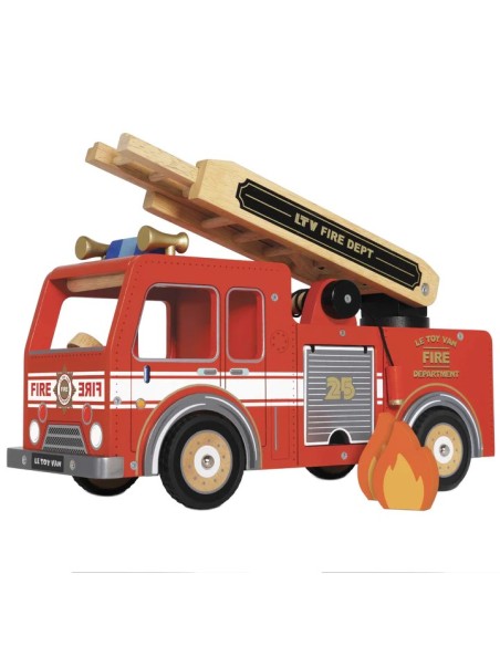 Le Toy Van Wooden Fire Engine