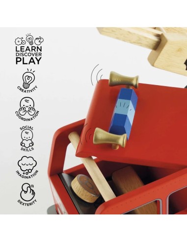 Le Toy Van Wooden Fire Engine