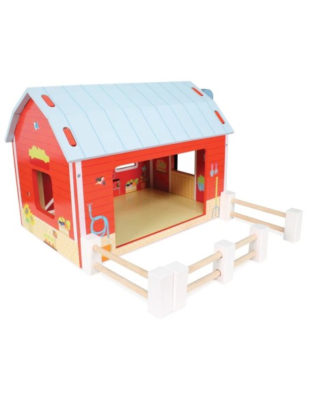 Le Toy Van Drvena dječija farma – crvena
