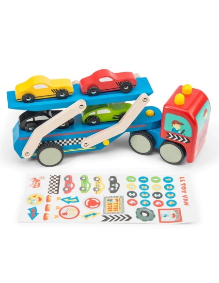 Le Toy Van Race Car Transporter