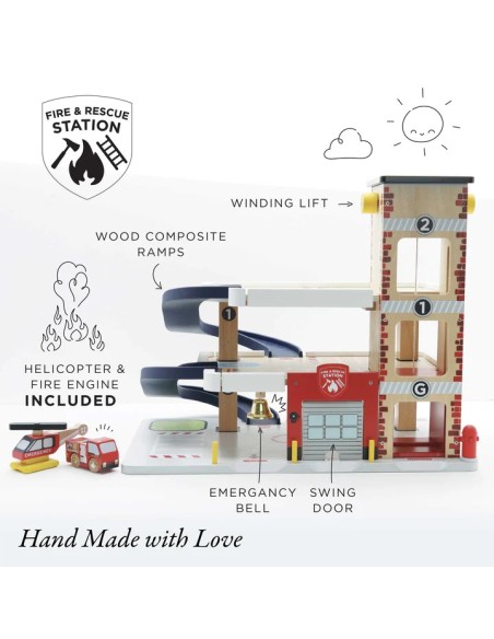 Le Toy Van Fire & Rescue Garage
