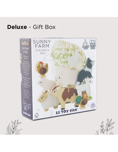 Le Toy Van Drvene životinjice za slaganje – Životinje sa Farme
