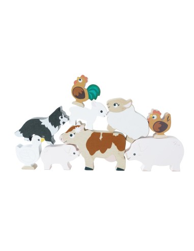 Le Toy Van Drvene životinjice za slaganje – Životinje sa Farme