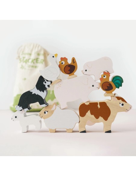 Le Toy Van Drvene životinjice za slaganje – Životinje sa Farme