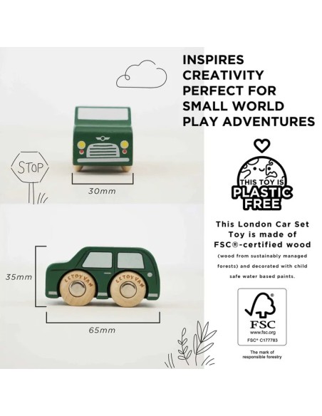 Le Toy Van London Car Set