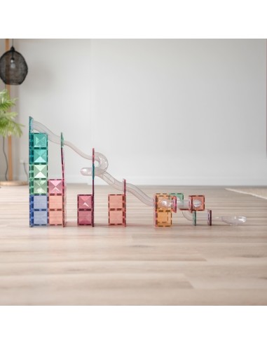 Connetix Tiles – Pastel Ball Run Expansion set (80 kom)