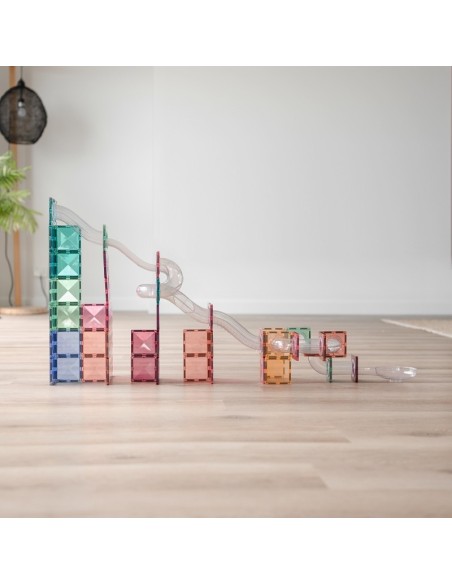 Connetix Tiles – Pastel Ball Run Expansion set (80 kom)