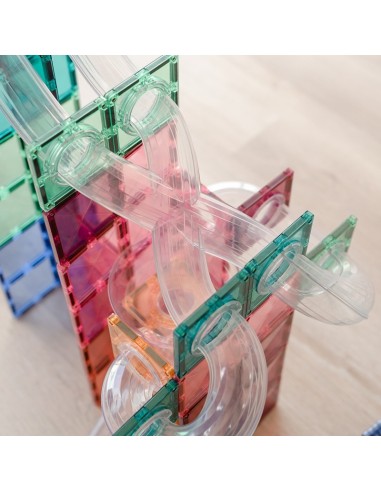 Connetix Tiles – Pastel Ball Run Expansion set (80 kom)