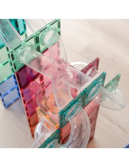 Connetix Tiles – Pastel Ball Run Expansion set (80 kom)