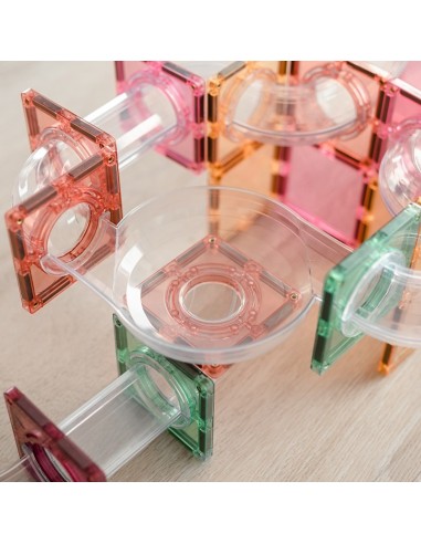 Connetix Tiles – Pastel Ball Run Expansion set (80 kom)