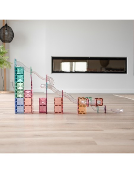 Connetix Tiles – Pastel Ball Run Expansion set (80 kom)