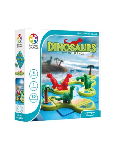 Logička igra SmartGames Dinosauri: Mistični otoci (1 igrač, uzrast 6+)